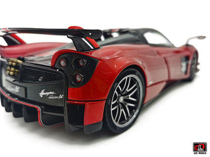 LCD Pagani Huayra BC Roadster Red & Carbon 1:18