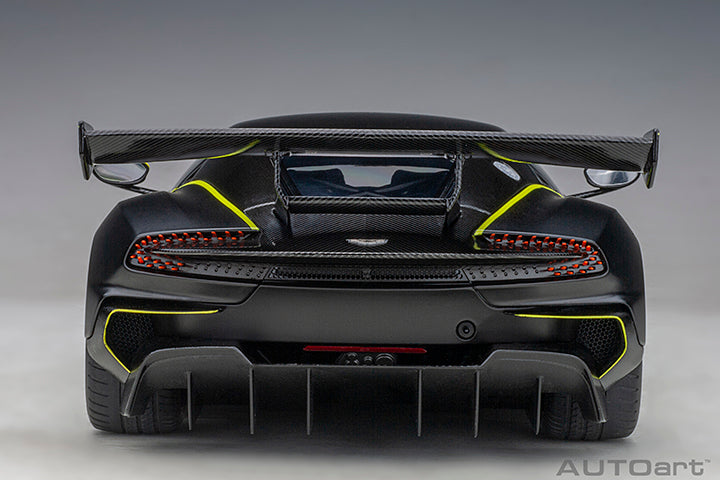 AUTOart 2019 Aston Martin Vulcan Matte Black w/ Lime Green Stripes 1:18