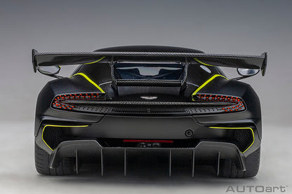 AUTOart 2019 Aston Martin Vulcan Matte Black w/ Lime Green Stripes 1:18