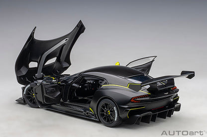 AUTOart 2019 Aston Martin Vulcan Matte Black w/ Lime Green Stripes 1:18