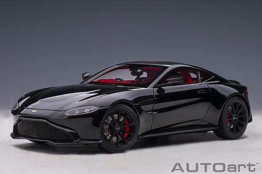 AUTOart 2019 Aston Martin Vantage Jet Black w/ Carbon Roof 1:18