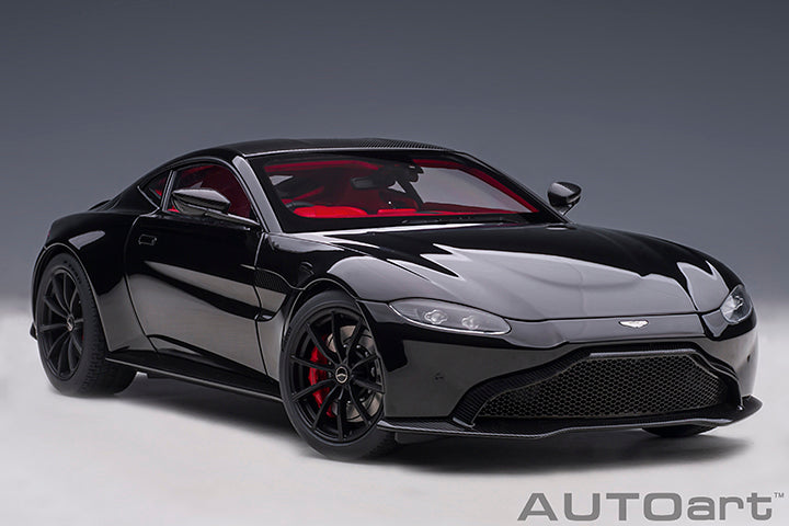 AUTOart 2019 Aston Martin Vantage Jet Black w/ Carbon Roof 1:18