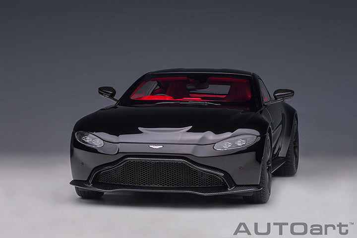 AUTOart 2019 Aston Martin Vantage Jet Black w/ Carbon Roof 1:18