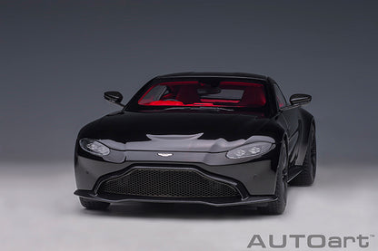 AUTOart 2019 Aston Martin Vantage Jet Black w/ Carbon Roof 1:18