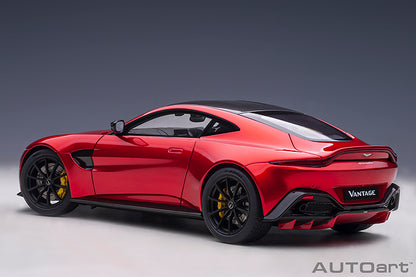 AUTOart 2019 Aston Martin Vantage Hyper Red w/ Carbon Roof 1:18