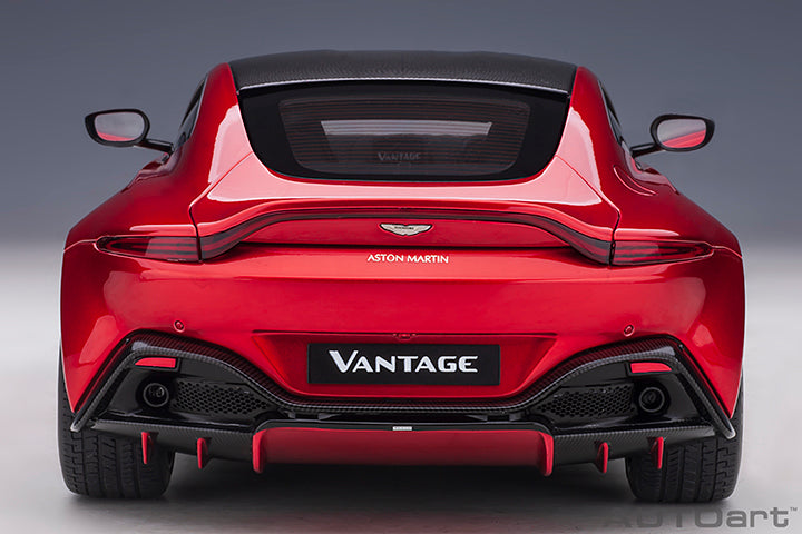 AUTOart 2019 Aston Martin Vantage Hyper Red w/ Carbon Roof 1:18