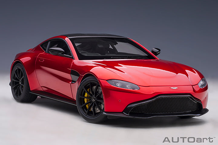 AUTOart 2019 Aston Martin Vantage Hyper Red w/ Carbon Roof 1:18