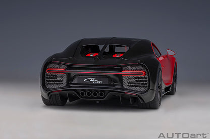 AUTOart 2019 Bugatti Chiron Sport Italian Red w/ Carbon Fiber 1:18