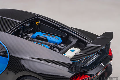 AUTOart 2019 Bugatti Chiron Sport French Racing Blue & Carbon Fiber 1:18