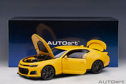 AUTOart 2017 Chevy Camaro ZL1 Bright Yellow 1:18