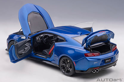 AUTOart 2017 Chevy Camaro ZL1 Hyper Blue Metallic 1:18