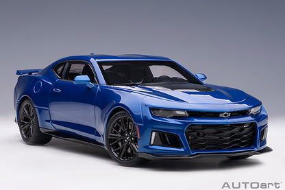 AUTOart 2017 Chevy Camaro ZL1 Hyper Blue Metallic 1:18