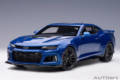 AUTOart 2017 Chevy Camaro ZL1 Hyper Blue Metallic 1:18