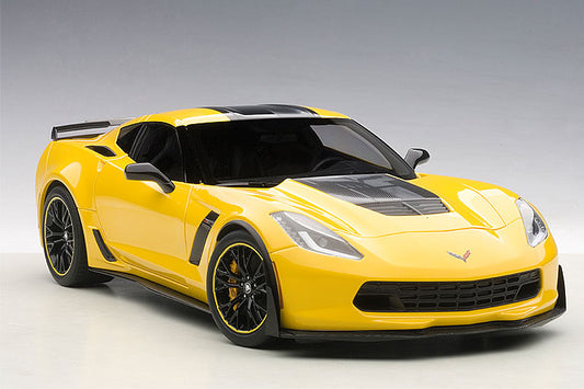 AUTOart Chevrolet Corvette C7 Z06 C7R Edition, Corvette Racing Yellow 1:18