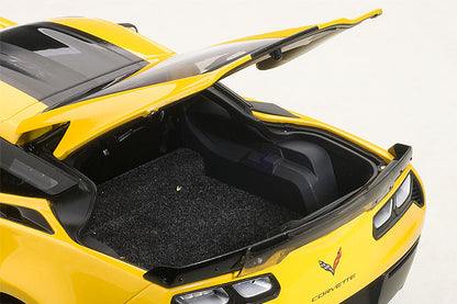 AUTOart Chevrolet Corvette C7 Z06 C7R Edition, Corvette Racing Yellow 1:18