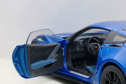 AUTOart Chevy Corvette C7 Z06 Laguna Blue Tintcoat 1:18