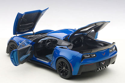 AUTOart Chevy Corvette C7 Z06 Laguna Blue Tintcoat 1:18