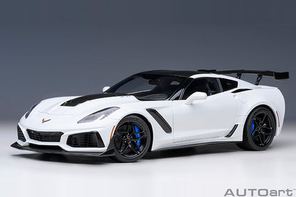 AUTOart Chevy Corvette ZR1 Arctic White 1:18