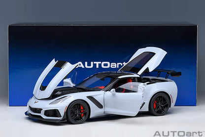 AUTOart 2019 Chevy Corvette ZR1 Ceramic Matrix Grey Metallic 1:18