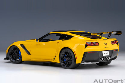 AUTOart Chevy Corvette ZR1 Corvette Racing Yellow Tintcoat 1:18