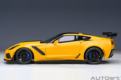 AUTOart Chevy Corvette ZR1 Corvette Racing Yellow Tintcoat 1:18