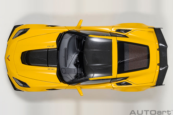 AUTOart Chevy Corvette ZR1 Corvette Racing Yellow Tintcoat 1:18