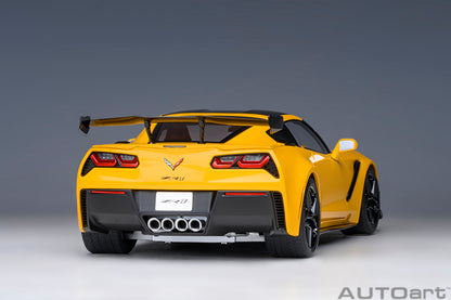 AUTOart Chevy Corvette ZR1 Corvette Racing Yellow Tintcoat 1:18