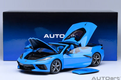 AUTOart Chevy Corvette C8 Z51 Rapid Blue 1:18