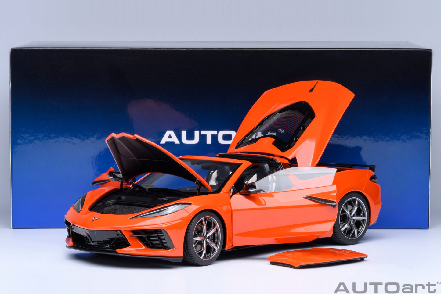 AUTOart Chevy Corvette C8 Z51 Sebring Orange 1:18