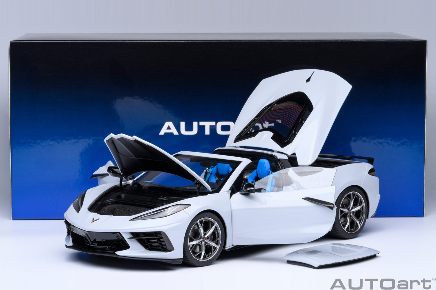 AUTOart 2020 Chevy Corvette C8 Z51 Ceramic Matrix Grey Metallic 1:18