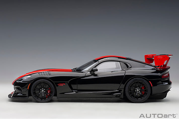 AUTOart 2017 Dodge Viper GTS-R Commemorative Edition ACR Black w/ Red Stripes 1:18