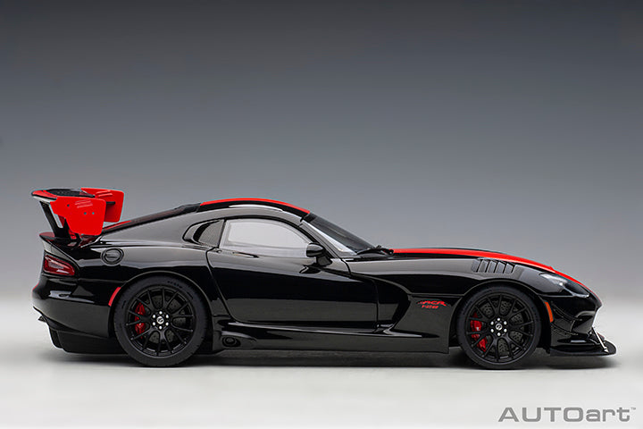 AUTOart 2017 Dodge Viper GTS-R Commemorative Edition ACR Black w/ Red Stripes 1:18