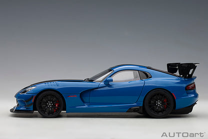 AUTOart 2017 Dodge Viper GTS-R Commemorative Edition ACR Competition Blue w/ Black Stripes 1:18