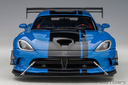 AUTOart 2017 Dodge Viper GTS-R Commemorative Edition ACR Competition Blue w/ Black Stripes 1:18