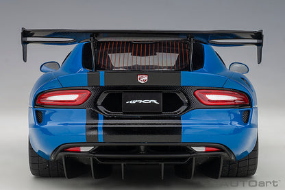 AUTOart 2017 Dodge Viper GTS-R Commemorative Edition ACR Competition Blue w/ Black Stripes 1:18