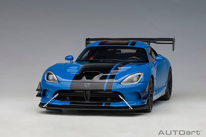 AUTOart 2017 Dodge Viper GTS-R Commemorative Edition ACR Competition Blue w/ Black Stripes 1:18