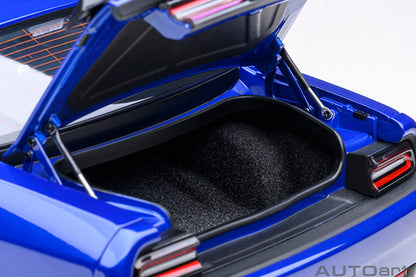 AUTOart 2022 Dodge Challenger R/T Scat Pack Widebody Indigo Blue 1:18