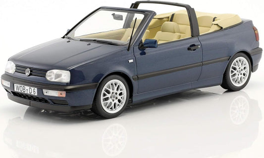 Norev 1995 VW Golf Cabriolet MK3 Dark Blue Metallic 1:18