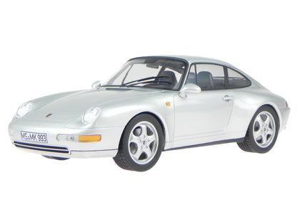 Norev 1993 Porsche 911 993 Carrera Silver Metallic 1:18 LIMITED