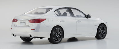 Kyosho Samurai 2015 Infiniti Skyline 350GT (4-door) Hybrid White 1:18 RESIN, SEALED