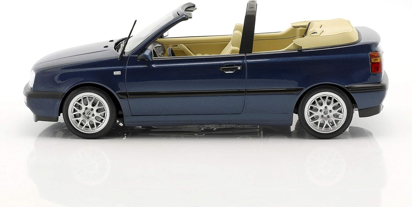 Norev 1995 VW Golf Cabriolet MK3 Dark Blue Metallic 1:18