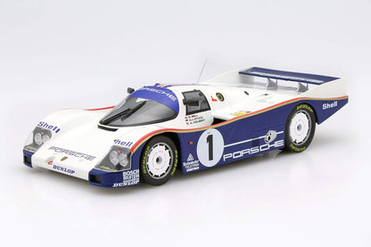 Norev Porsche 962C 2.6L Turbo Team Rothmans Porsche No 1 Winner 24H LeMans 1986 1:18