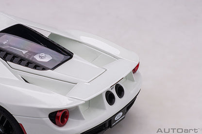 AUTOart 2017 Ford GT Frozen White 1:18