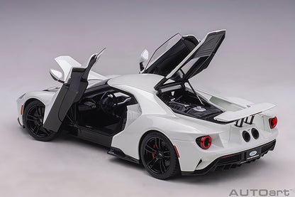 AUTOart 2017 Ford GT Frozen White 1:18