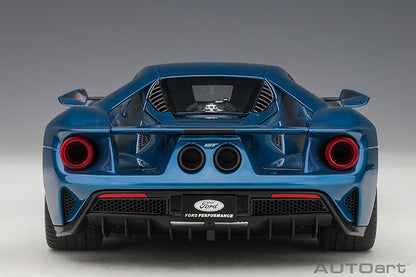 AUTOart 2017 Ford GT Liquid Blue 1:18