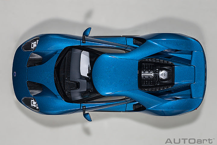 AUTOart 2017 Ford GT Liquid Blue 1:18