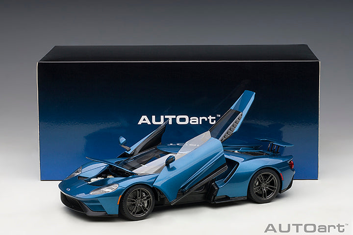 AUTOart 2017 Ford GT Liquid Blue 1:18