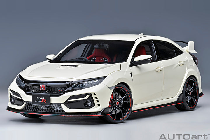 AUTOart 2021 Honda Civic Type R (FK8) Championship White 1:18