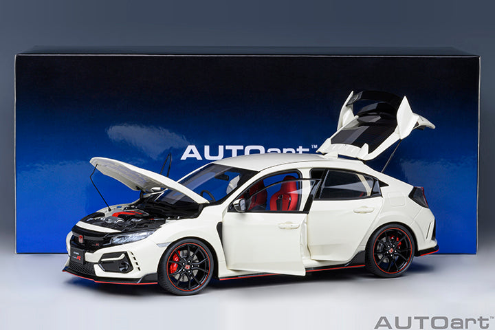 AUTOart 2021 Honda Civic Type R (FK8) Championship White 1:18