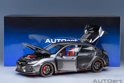 AUTOart 2021 Honda Civic Type R (FK8) Polished Metal Metallic 1:18